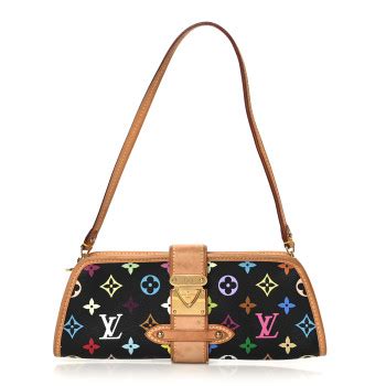 LOUIS VUITTON Monogram Multicolor Shirley Black.